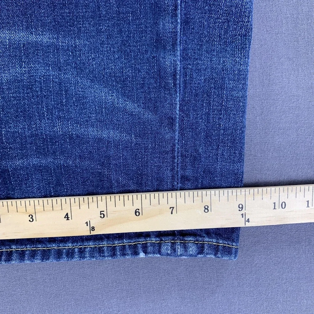 True Religion Ricky Jeans Mens 40x34‎ Blue Relaxed Straight Leg Denim Made USA